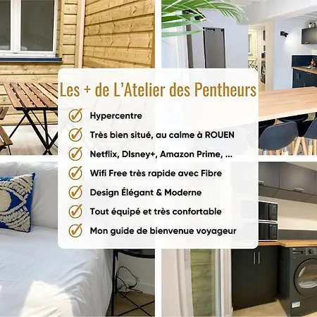 Charmante Maison De 4 Avec Salles De Bains Independantes Et Privee, Ideal Pour Travailler Et Pour Les * Rouen